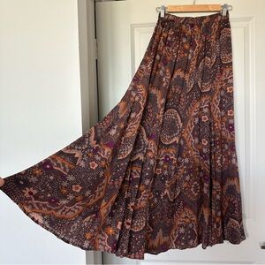 Free People Floral Maxi Skirt
